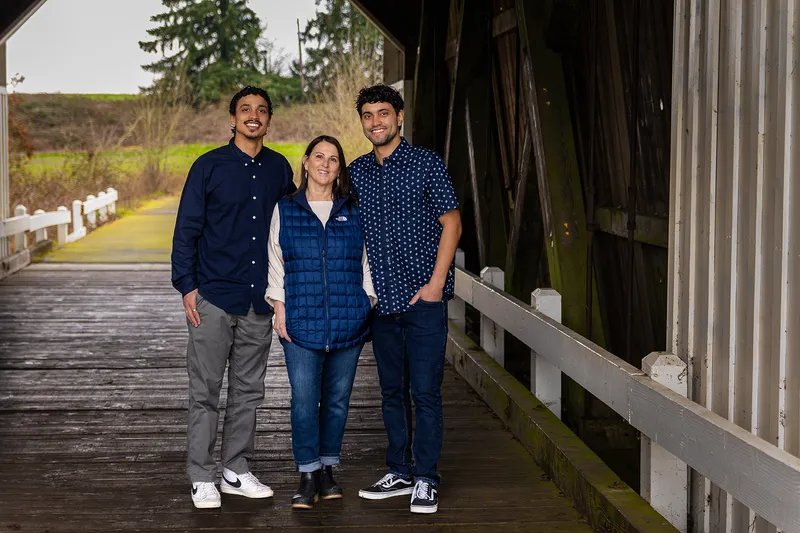 Liam, Laurie, and Myles of Color Love Painting